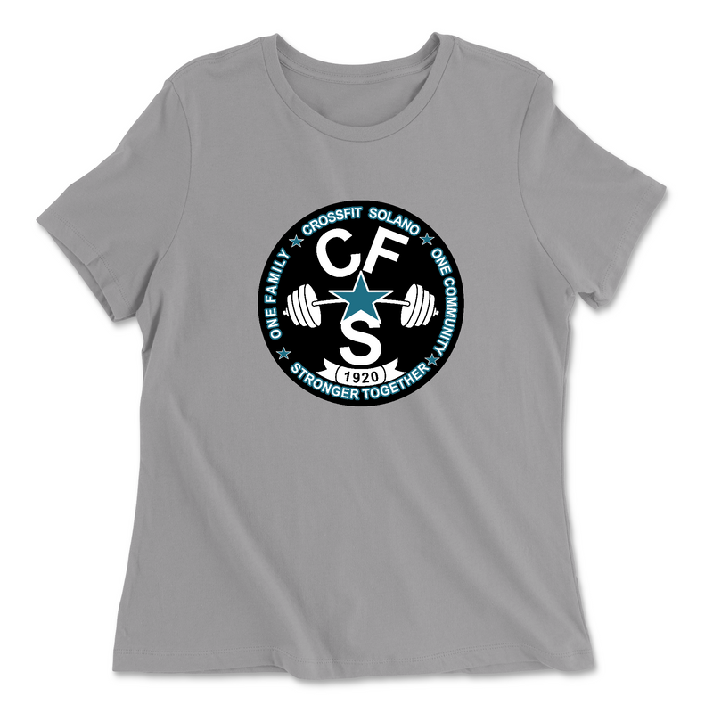 CrossFit Solano Standard Womens - Relaxed Jersey T-Shirt