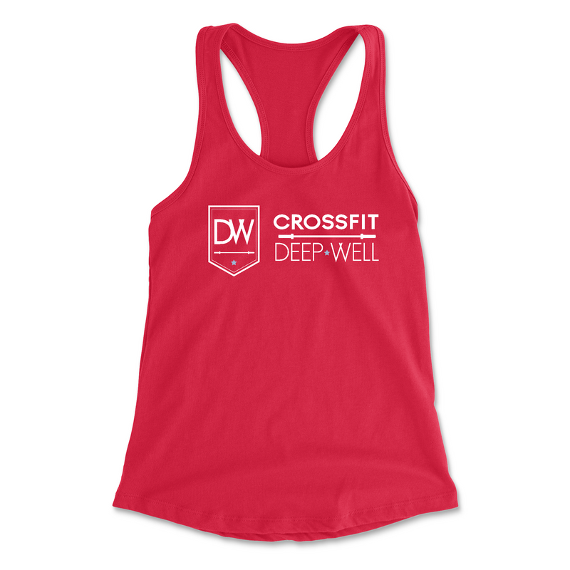 Womens 2X-Large RED Tank Top
