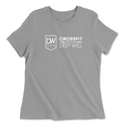 Womens 2X-Large SOLID_ATHETIC_GREY Relaxed Jersey T-Shirt