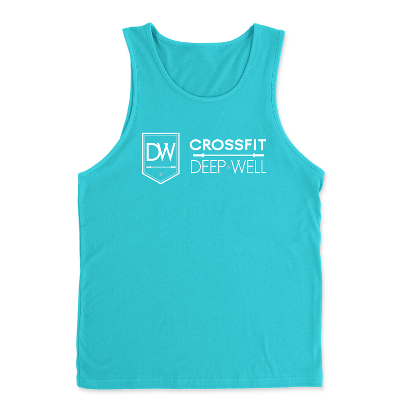 Mens 2X-Large TAHITI_BLUE Tank Top