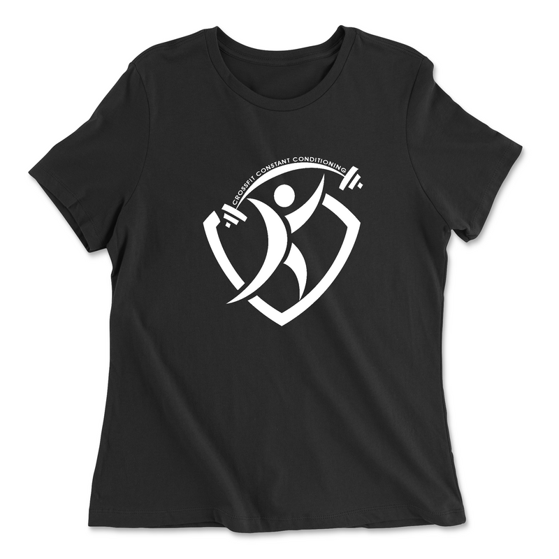 CrossFit Constant Conditioning White Design Womens - Relaxed Jersey T-Shirt