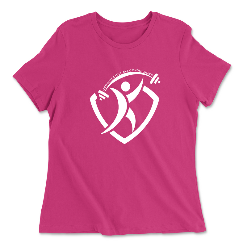 CrossFit Constant Conditioning White Design Womens - Relaxed Jersey T-Shirt