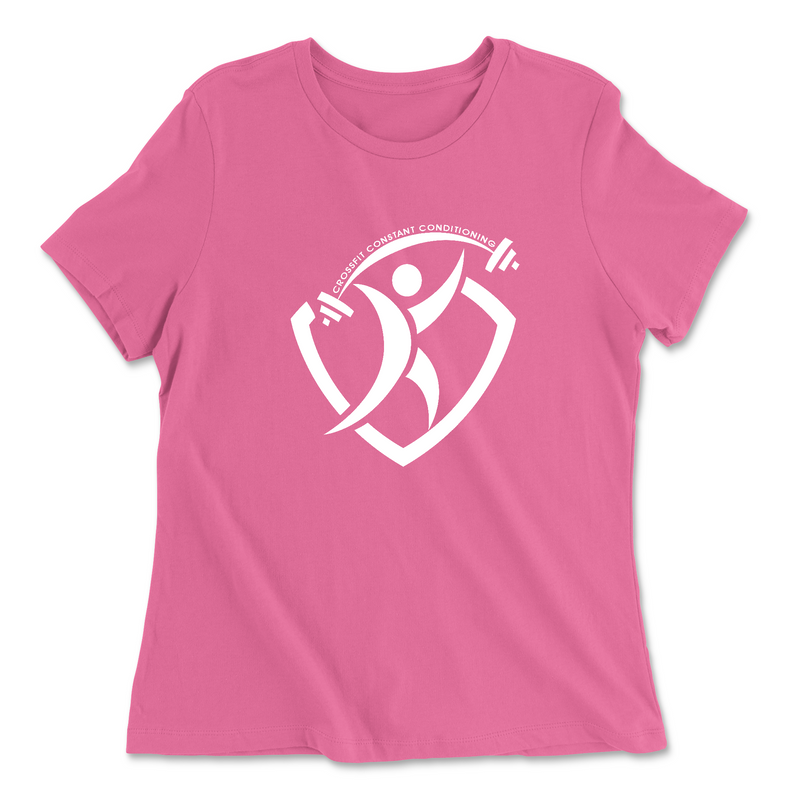 CrossFit Constant Conditioning White Design Womens - Relaxed Jersey T-Shirt