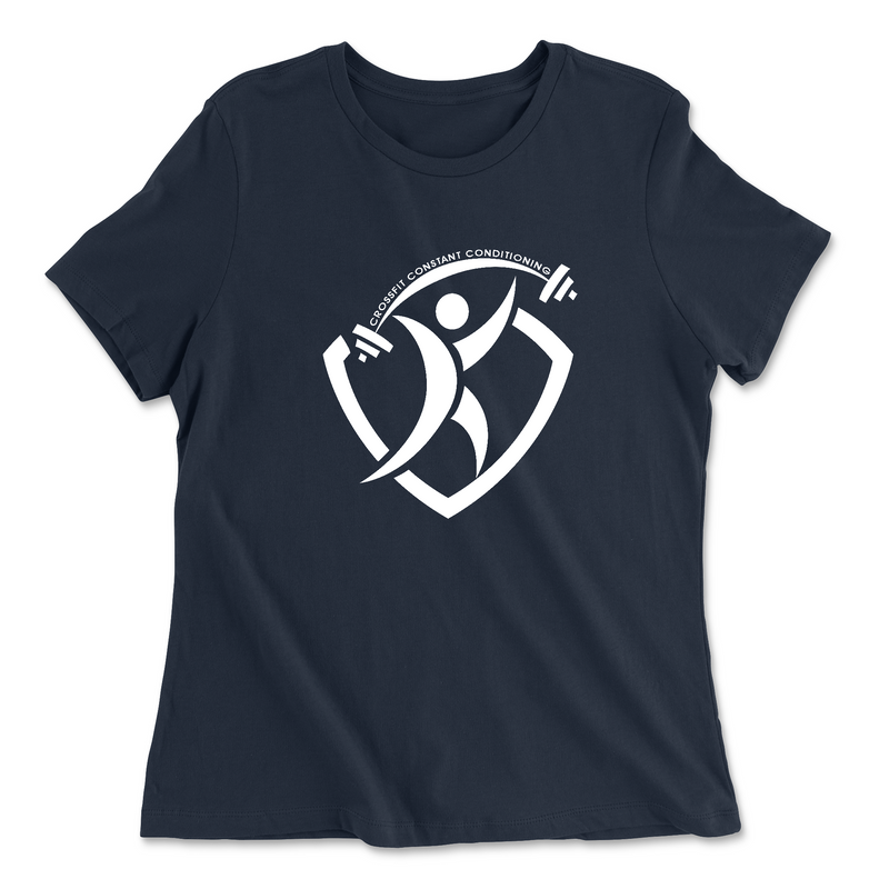CrossFit Constant Conditioning White Design Womens - Relaxed Jersey T-Shirt