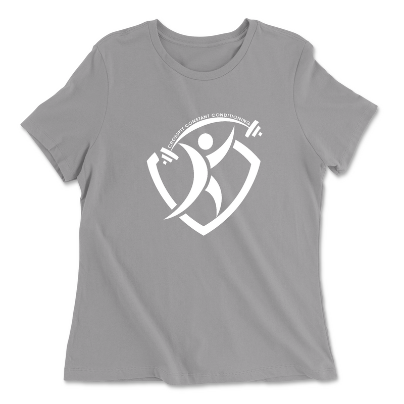 CrossFit Constant Conditioning White Design Womens - Relaxed Jersey T-Shirt
