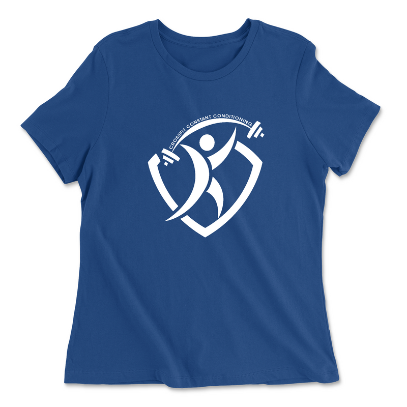CrossFit Constant Conditioning White Design Womens - Relaxed Jersey T-Shirt