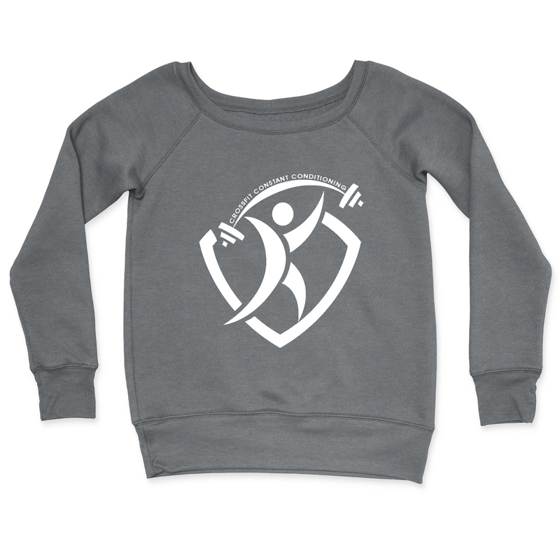 CrossFit Constant Conditioning White Design Womens - CrewNeck