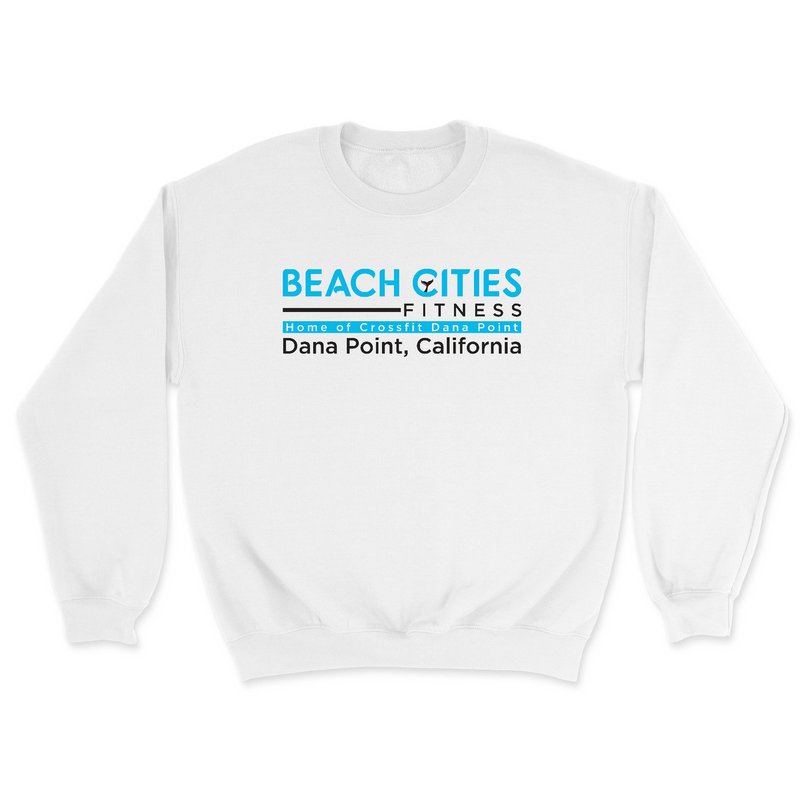 Mens 2X-Large WHITE Midweight Sweatshirt