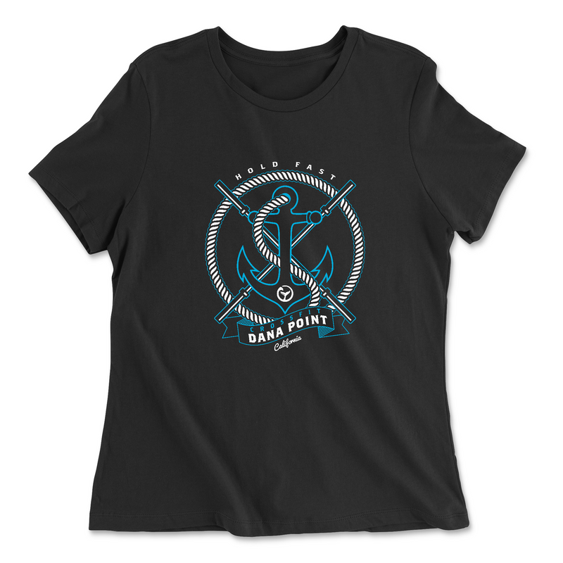 Womens 2X-Large BLACK Relaxed Jersey T-Shirt