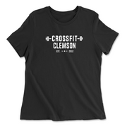 Womens 2X-Large BLACK Relaxed Jersey T-Shirt