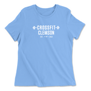 Womens 2X-Large CAROLINA_BLUE Relaxed Jersey T-Shirt