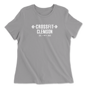 Womens 2X-Large SOLID_ATHETIC_GREY Relaxed Jersey T-Shirt