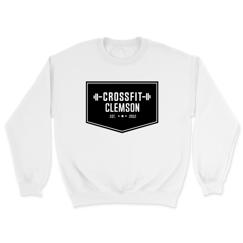 Mens 2X-Large WHITE Midweight Sweatshirt
