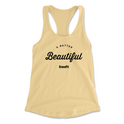 Womens 2X-Large BANANA_CREAM Tank Top