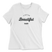 Womens 2X-Large WHITE Relaxed Jersey T-Shirt