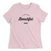 Womens 2X-Large PINK Relaxed Jersey T-Shirt