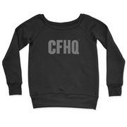 Womens 2X-Large BLACK CrewNeck