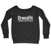 Womens 2X-Large BLACK CrewNeck