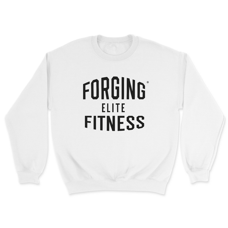 Mens 2X-Large WHITE Midweight Sweatshirt