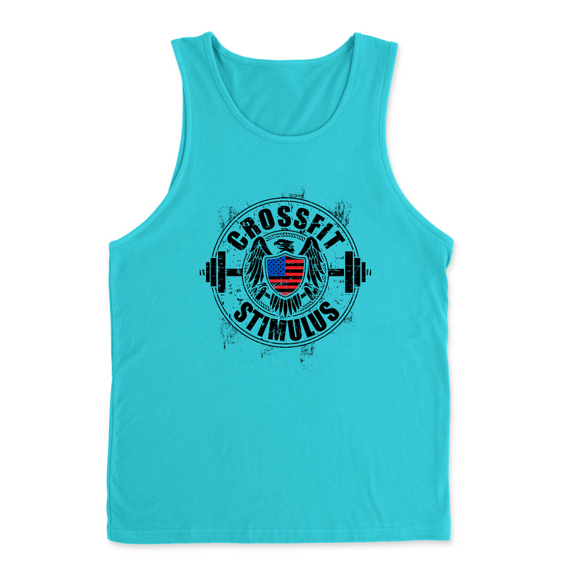 Mens 2X-Large TAHITI_BLUE Tank Top