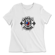 Womens 2X-Large WHITE Relaxed Jersey T-Shirt