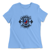 Womens 2X-Large CAROLINA_BLUE Relaxed Jersey T-Shirt