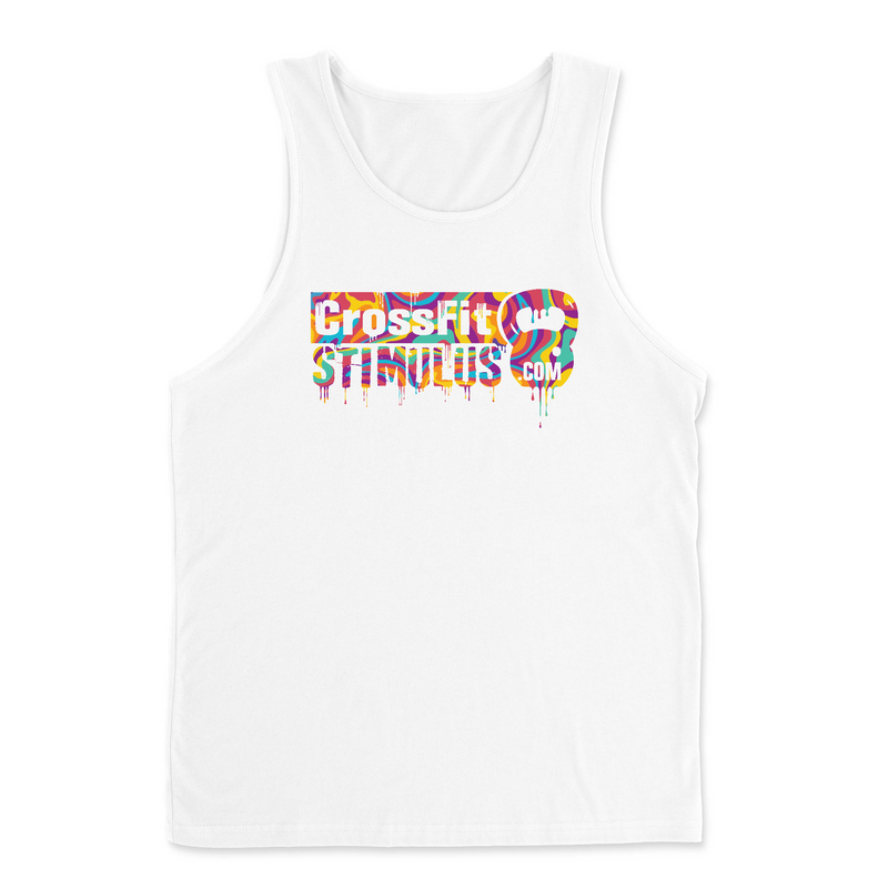 Mens 2X-Large WHITE Tank Top