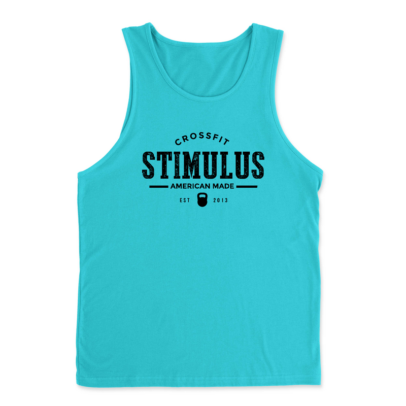 Mens 2X-Large TAHITI_BLUE Tank Top