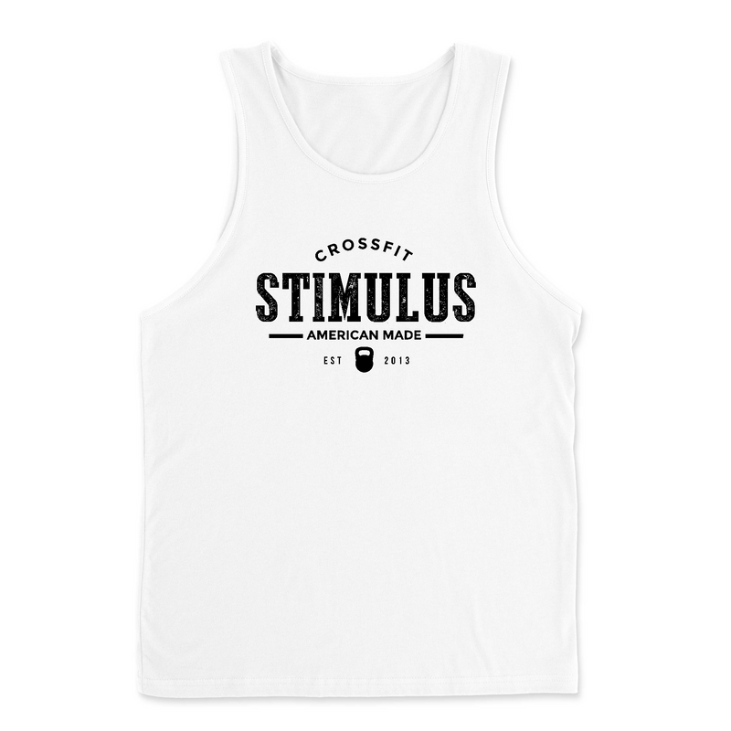 Mens 2X-Large WHITE Tank Top