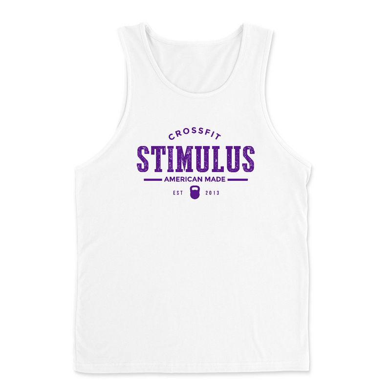 Mens 2X-Large WHITE Tank Top