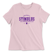 Womens 2X-Large PINK Relaxed Jersey T-Shirt