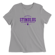 Womens 2X-Large SOLID_ATHETIC_GREY Relaxed Jersey T-Shirt