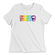 Womens 2X-Large WHITE Relaxed Jersey T-Shirt