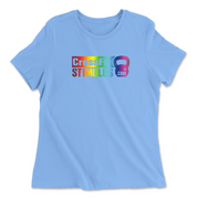 Womens 2X-Large CAROLINA_BLUE Relaxed Jersey T-Shirt