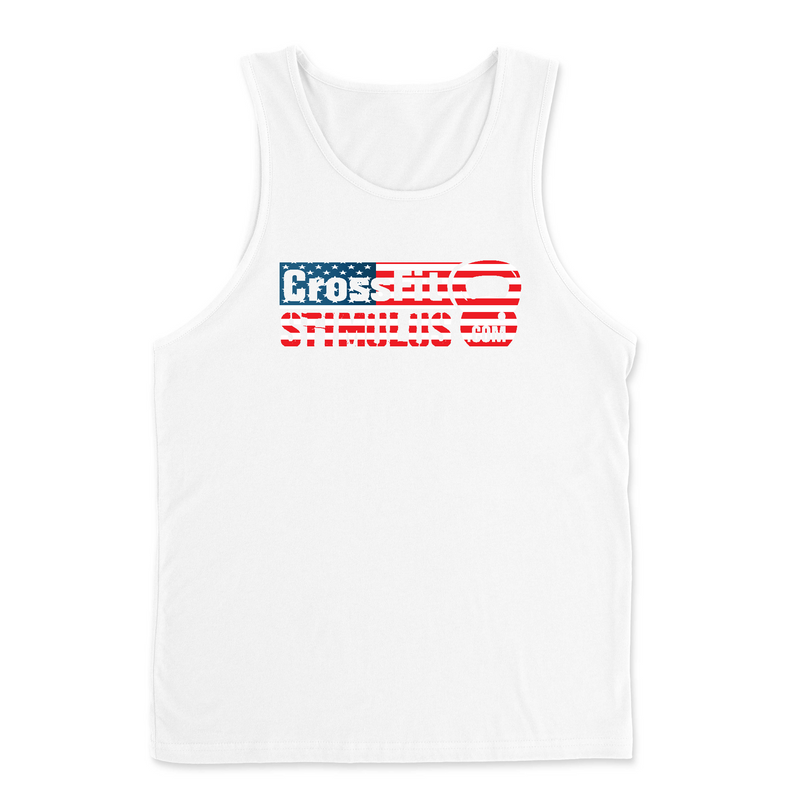 Mens 2X-Large WHITE Tank Top