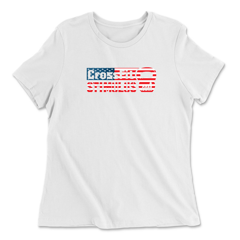 Womens 2X-Large WHITE Relaxed Jersey T-Shirt