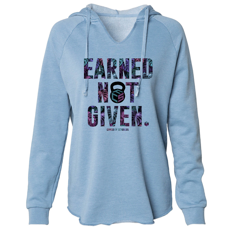 Womens 2X-Large MISTY_BLUE Hoodie