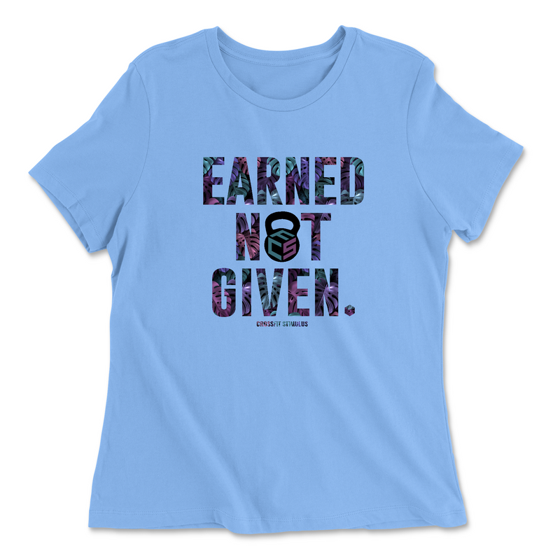 Womens 2X-Large CAROLINA_BLUE Relaxed Jersey T-Shirt