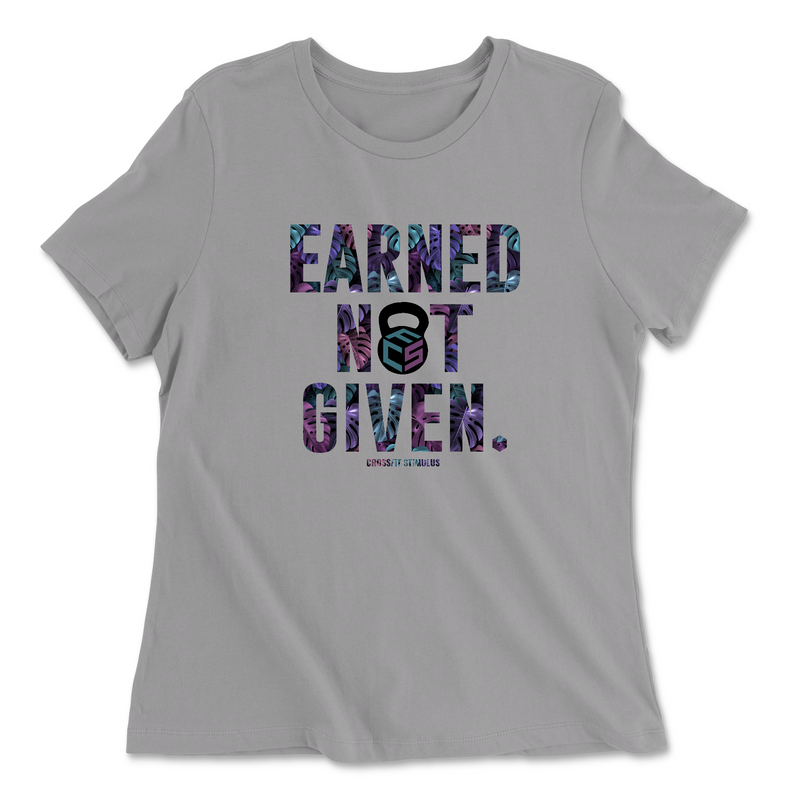 Womens 2X-Large SOLID_ATHETIC_GREY Relaxed Jersey T-Shirt