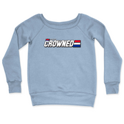 Womens 2X-Large MISTY_BLUE CrewNeck