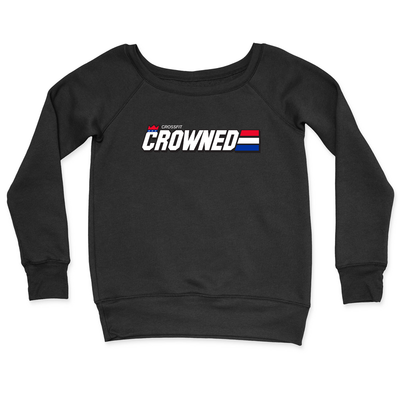 Womens 2X-Large BLACK CrewNeck