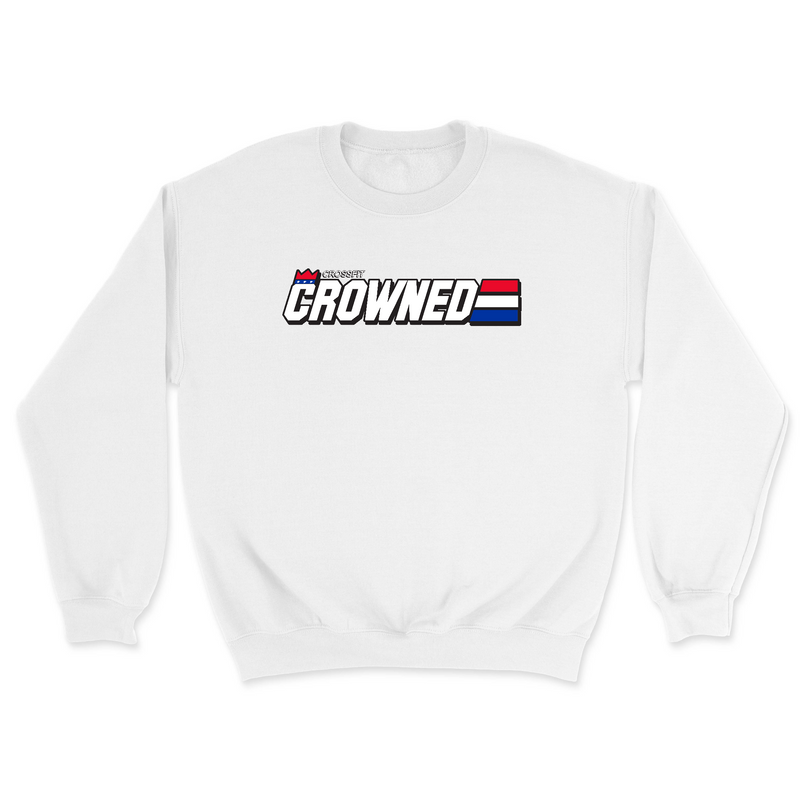 Mens 2X-Large WHITE Midweight Sweatshirt