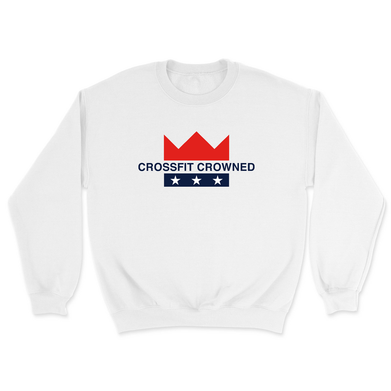 Mens 2X-Large WHITE Midweight Sweatshirt