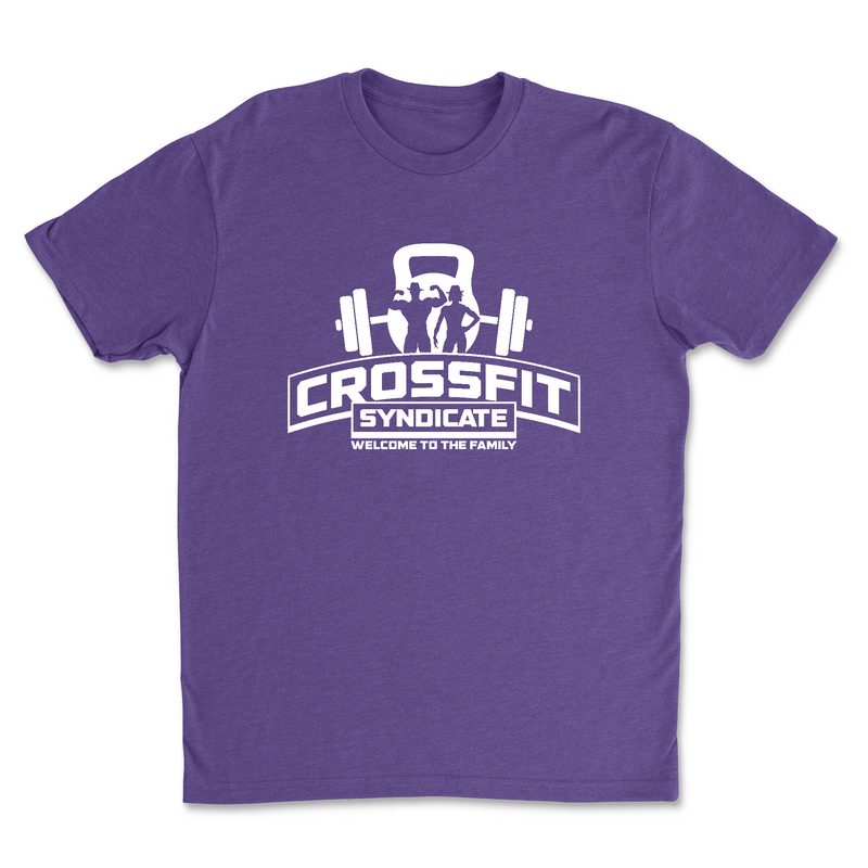 CrossFit Syndicate One Color White Mens - T-Shirt