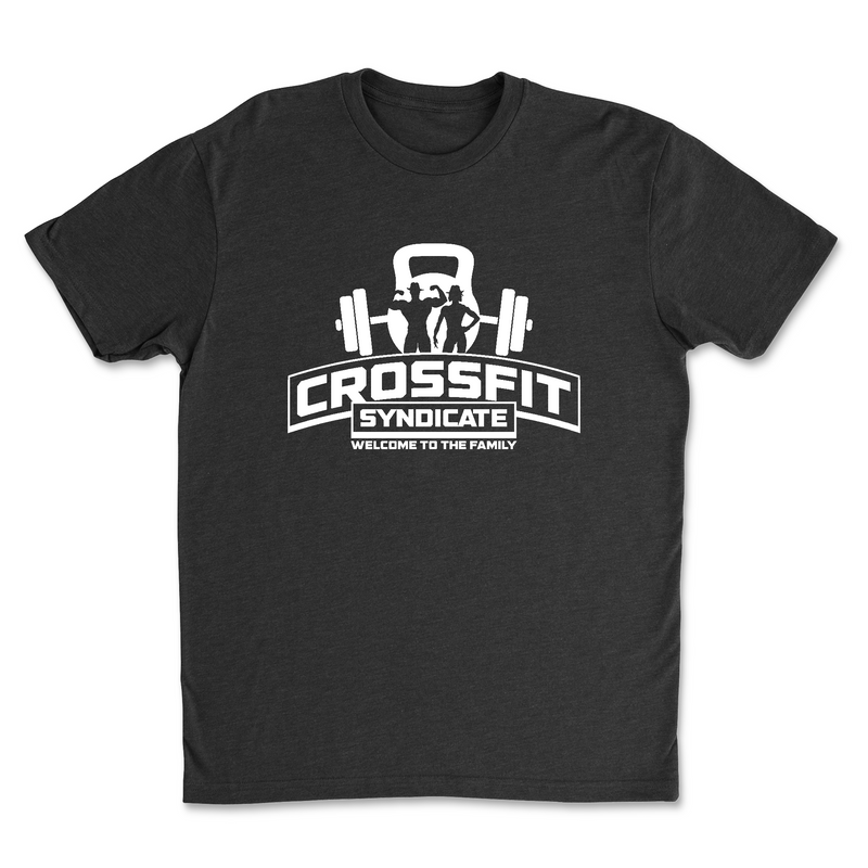 CrossFit Syndicate One Color White Mens - T-Shirt