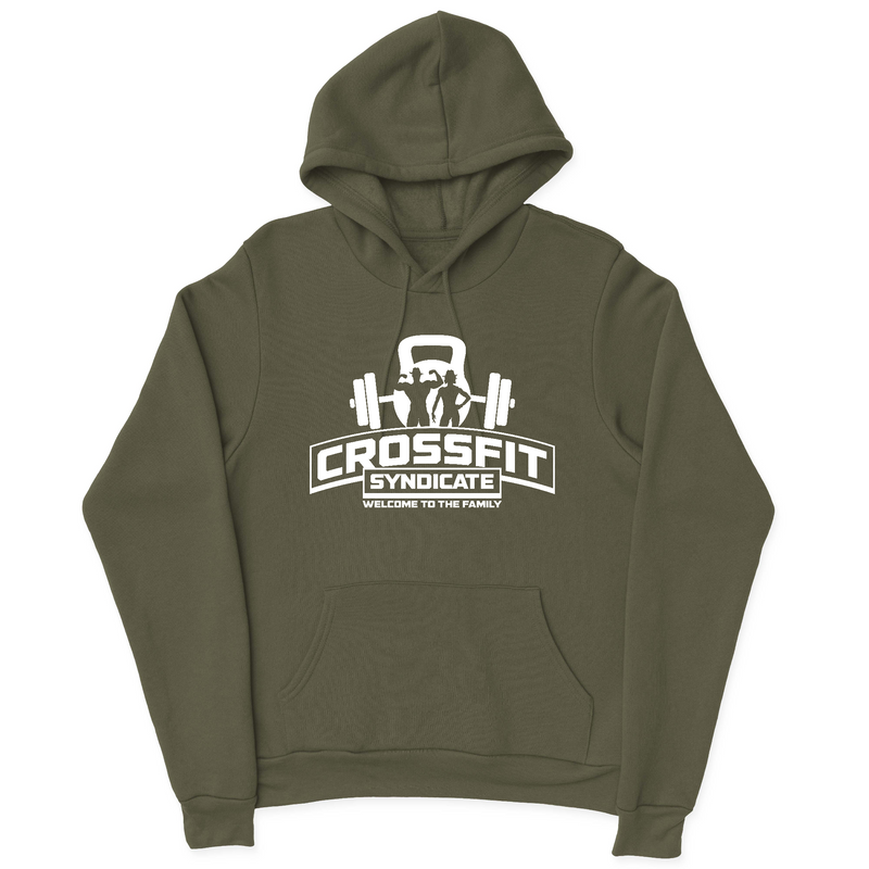 CrossFit Syndicate One Color White Mens - Hoodie