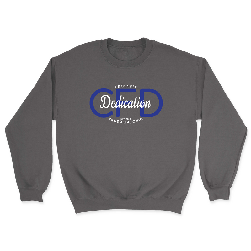 Mens 2X-Large CHARCOAL Midweight Sweatshirt