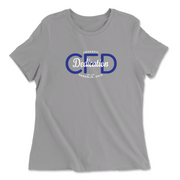 Womens 2X-Large SOLID_ATHETIC_GREY Relaxed Jersey T-Shirt