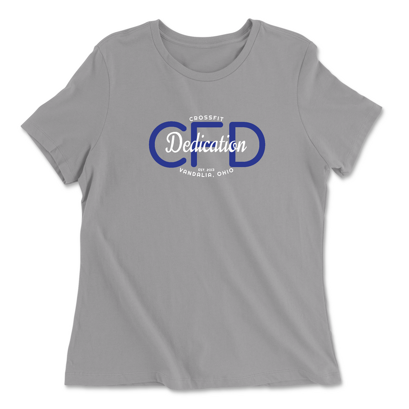 Womens 2X-Large SOLID_ATHETIC_GREY Relaxed Jersey T-Shirt