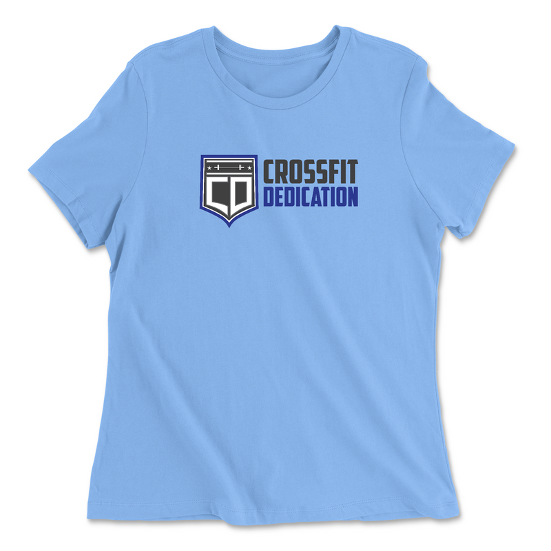 Womens 2X-Large CAROLINA_BLUE Relaxed Jersey T-Shirt